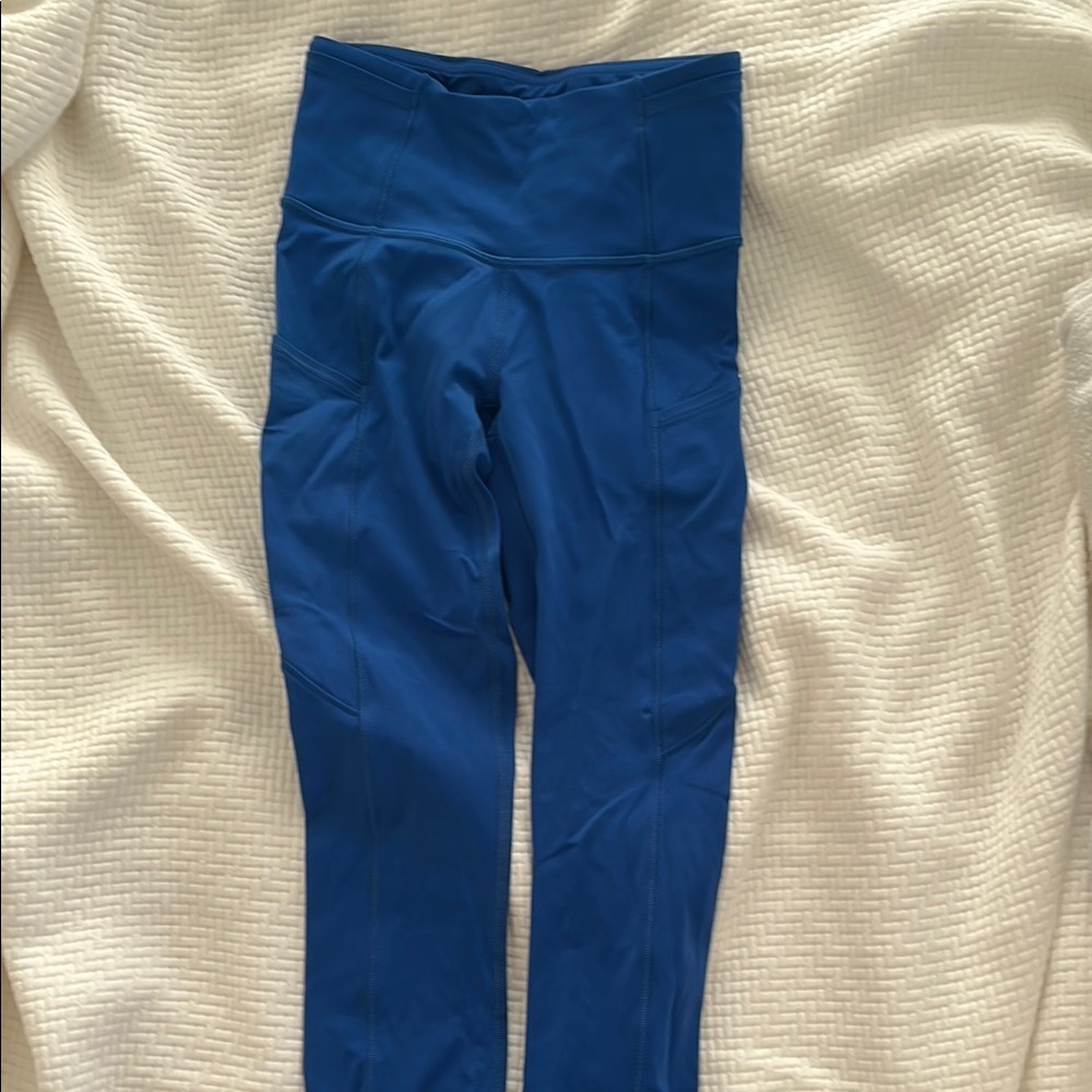 Poolside blue lululemon leggings